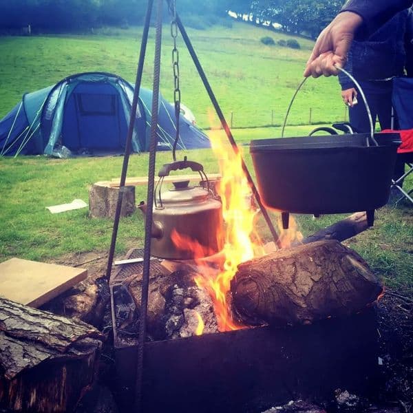Camping location in South West